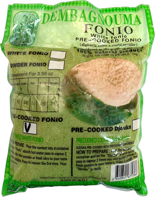 White Pre-cooked Fonio